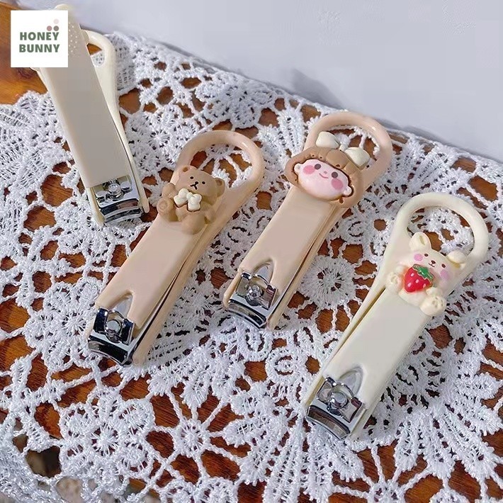 กรรไกรตัดเล็บ กรรไกรตัดเล็บเด็ก ลายการ์ตูน และแบบธรรมดา สีดำ สีเงิน
