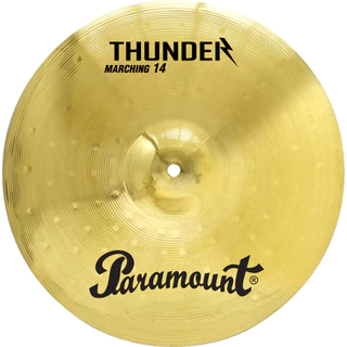 Paramount Thunder Marching Cymbal แฉเดินพาเหรด ฉาบเดินพาเหรด ขนาด 12/14/16/18 นิ้ว วัสดุ Electroplate Brass