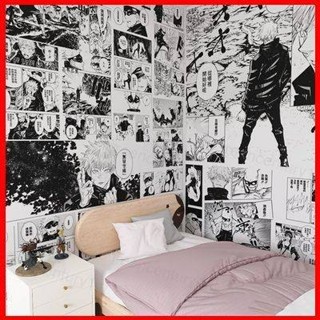 Jujutsu Kaisen โปสเตอร์ 100PCS อะนิเมะการ์ตูนการพิมพ์ A4 ตกแ…