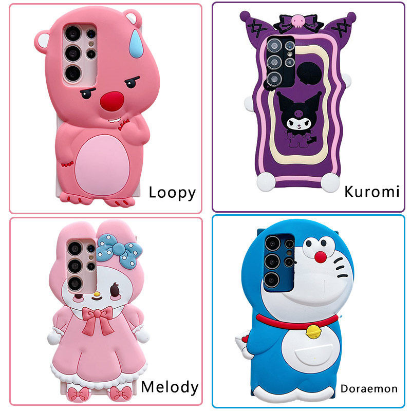 3D เปลือกการ์ตูน สําหรับ Xiaomi Mi 13T 12T 11T 10T Pro 14 14Pro 13 13Pro 13lite 12lite 12 12S 12Pro เคสมือถือ Soft TPU Case เคสป้องกัน Cute Cartoon Loopy Melody Kuromi Doraemon เปลือกกันกระแทก เปลือกซิลิคอนงกัน