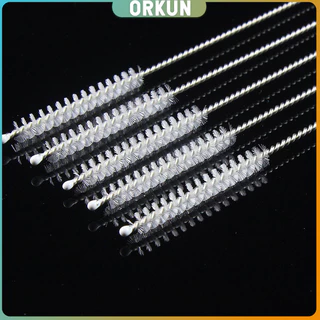 Orkun แปรงล้างหลอดดูด จุกนม ขนไนล่อน ไม่ทำให้เป็นรอย Stainless steel soft straw straw brush
