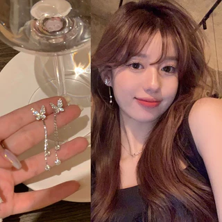 50 รูปแบบ INS Mini สาวน่ารัก S925 ต่างหูเงินหูแฟชั่นเครื่องประดับ Accesssory