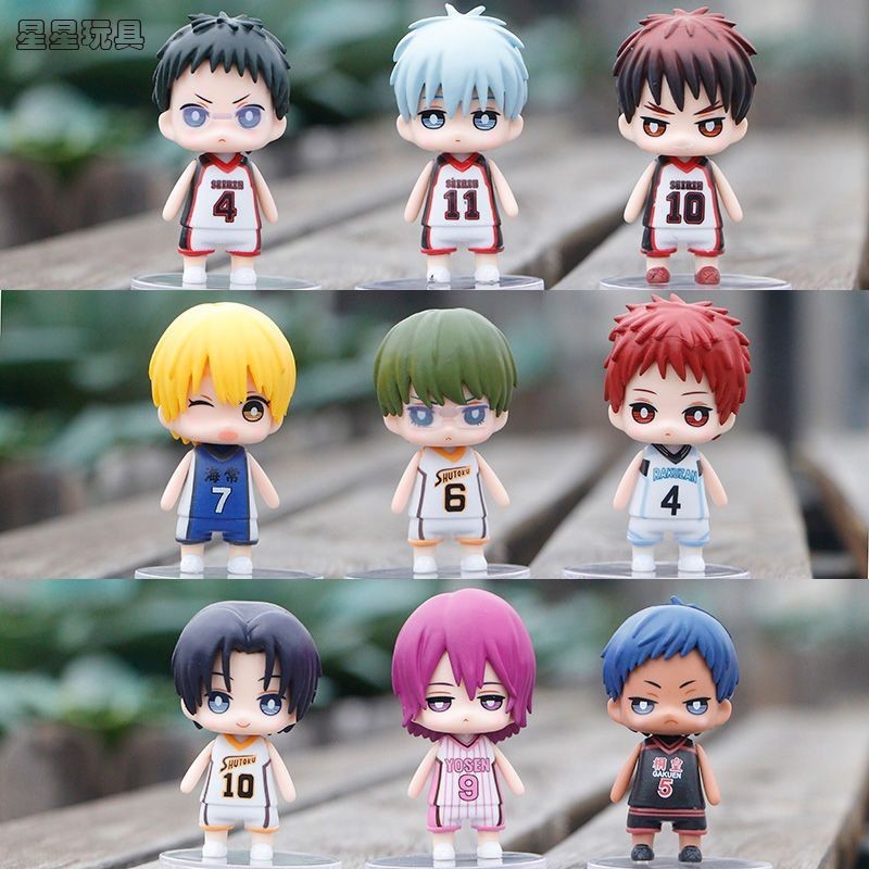 รุ่น Q Kuroko บาสเกตบอลรูป Kuroko Tetsuya Vulcan Aokama Midorima Kise ตุ๊กตาตุ๊กตาของขวัญตกแต่ง