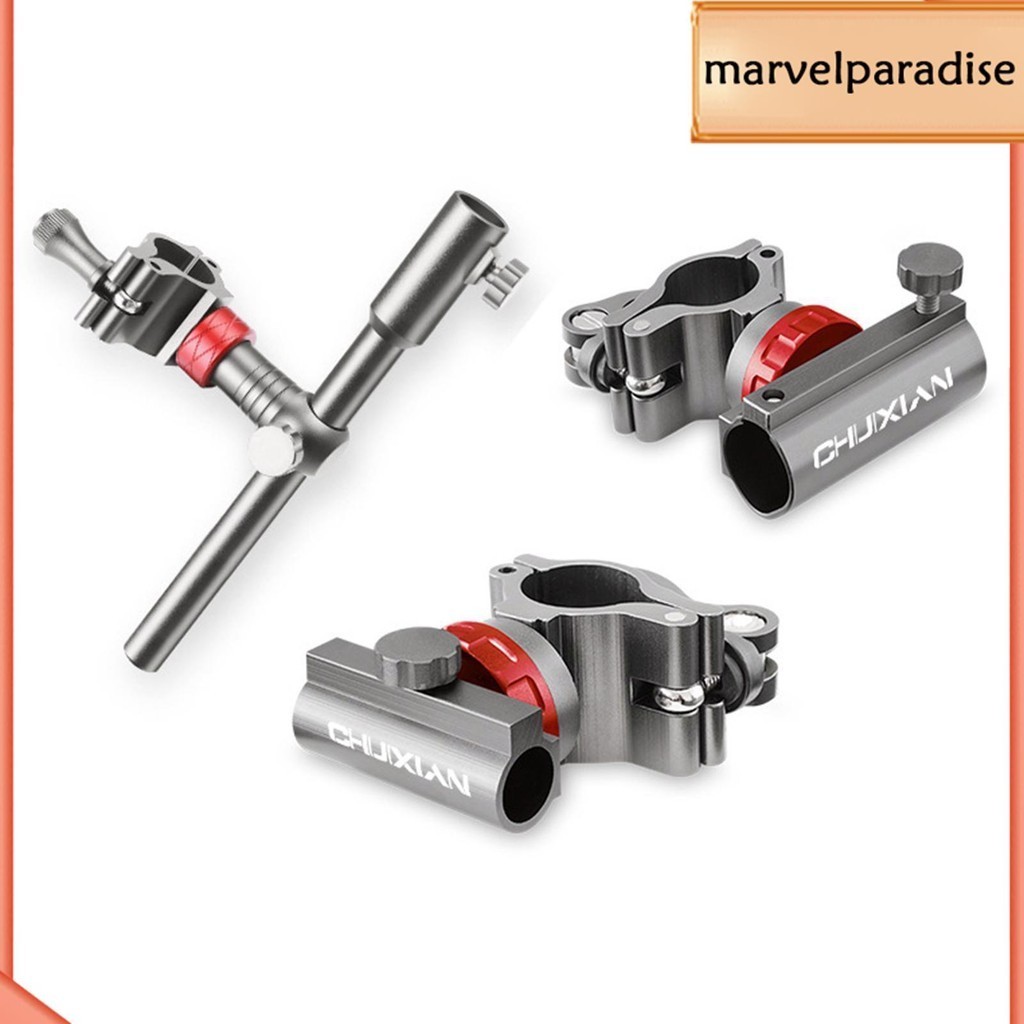 1/2/3 Silver Multi-functional Universal Camp ร่มขาตั้งทนทานวงเล็บ Mount Holder CompactMapde