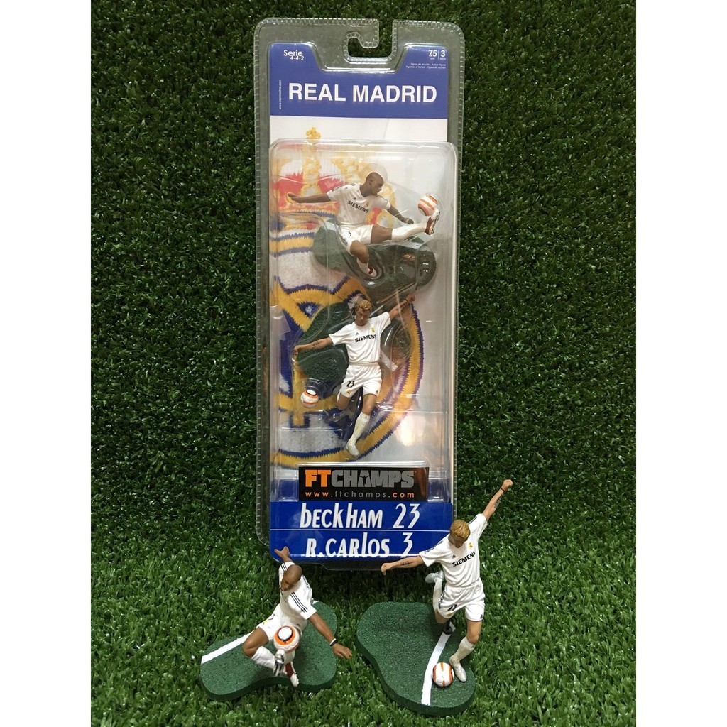 Ft CHAMPS ตุ๊กตาฟุตบอล ตุ๊กตา Royal Horse 10 ซม. ของขวัญวันเกิดแพ็คคู่ (Becham+Carlos)