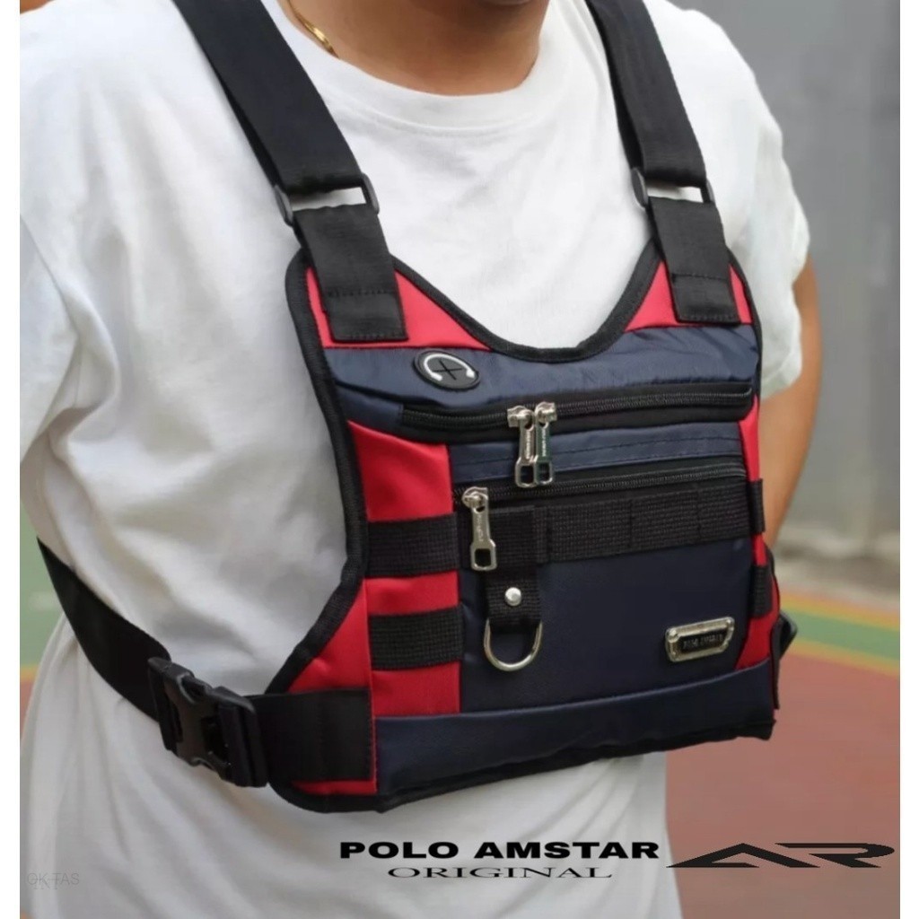 Original POLO AMSTAR กระเป๋าสะพายข้างผู้ชาย