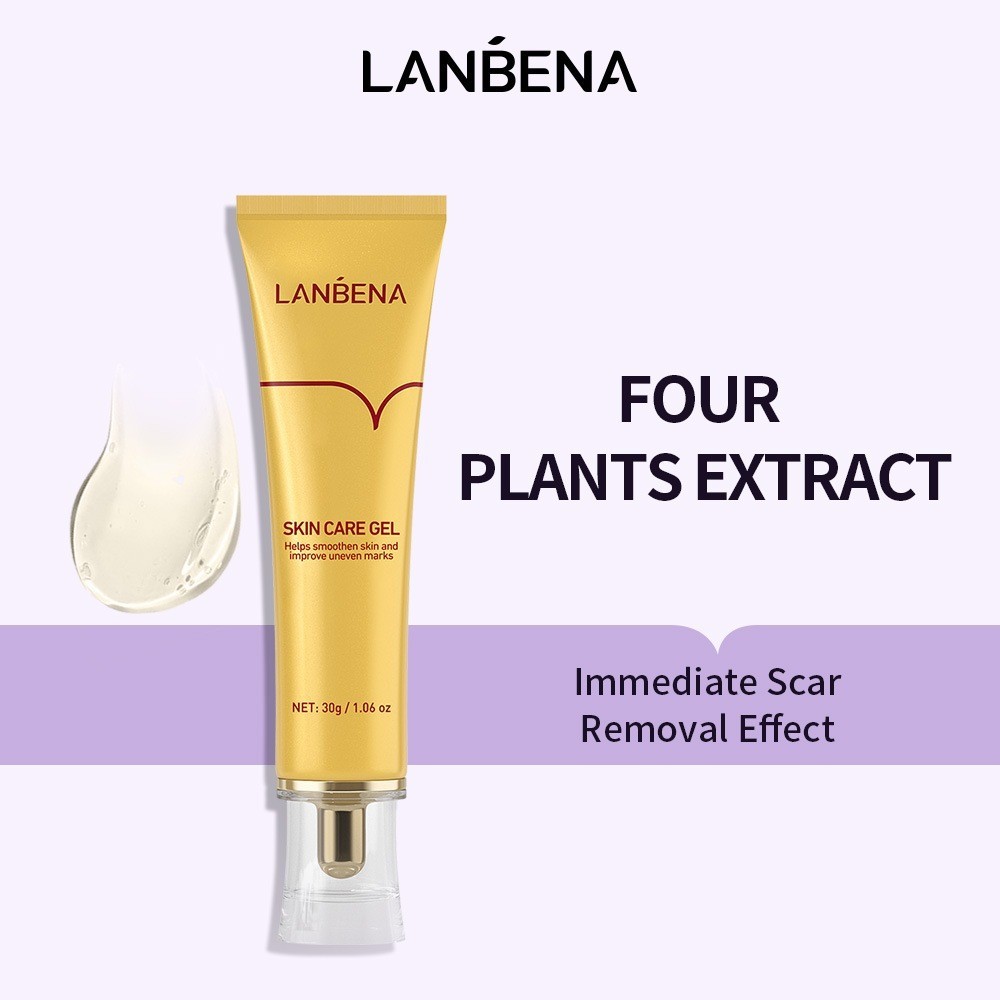 Lanbena TCM scar AND Acne Mark removal GEL ครีมซ่อมแซมสมุนไพร รักษาสิว Stretch Mark Remover Whitening Moisturizer Serum Skin Care TCM ลบรอยแผลเป็น crea