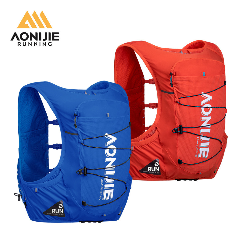 Aonijie C9116-10L Running Hydration Vest น้ําหนักเบา Hydration เดินป่ากระเป๋าเป้สะพายหลังสําหรับ Off