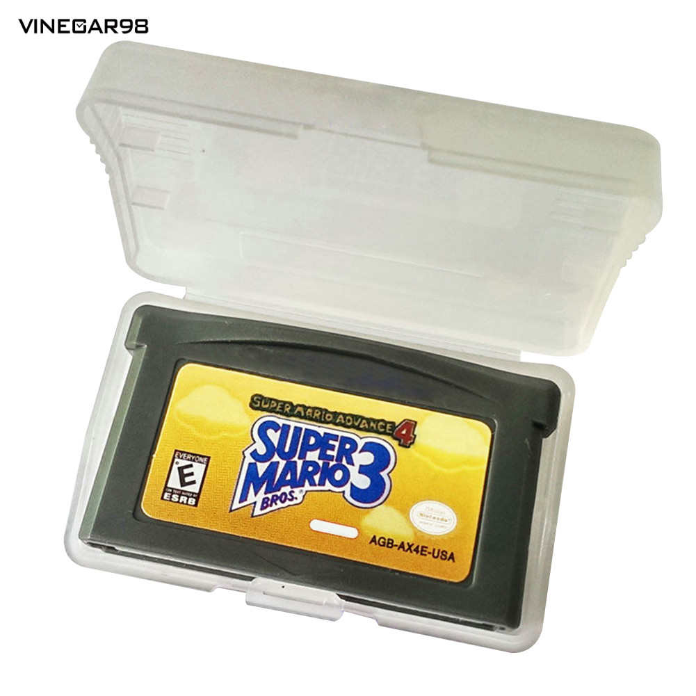 Vine Super Mario Bros 3 การ์ดตลับเกมเวอร์ชั่น US สําหรับ Nintendo GameBoy Advance