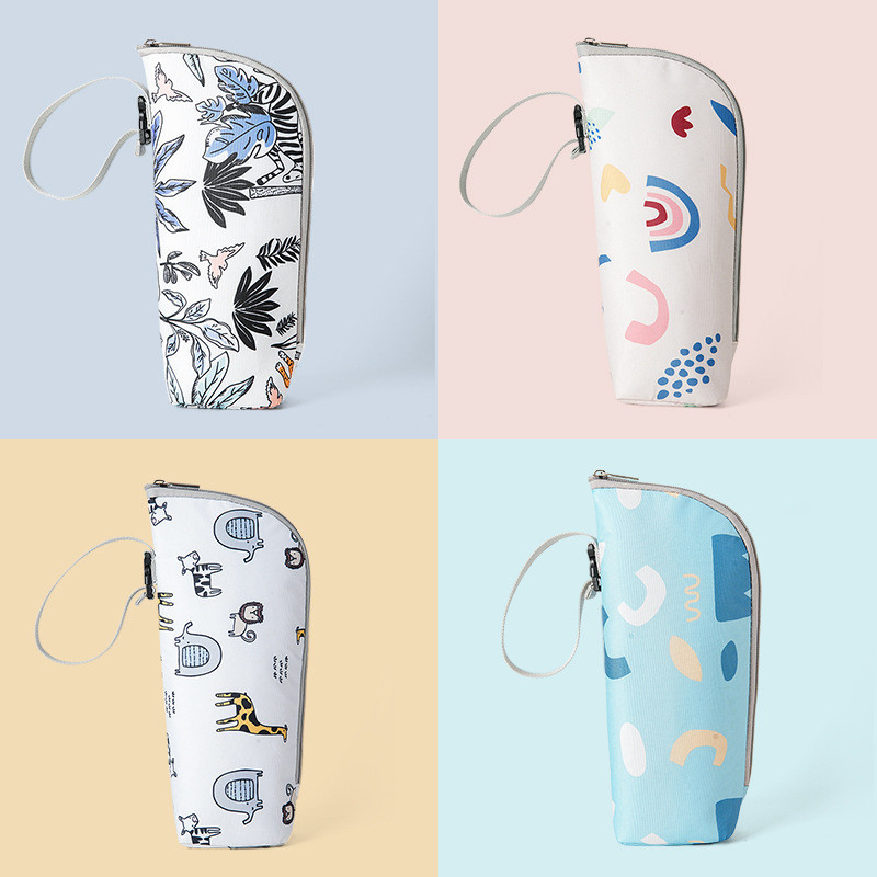 พร้อมส่งในไทย กระเป๋าใส่ขวดนม ขนาดเล็ก แบบพกพา เก็บอุณหภูมิได้ สําหรับเด็ก