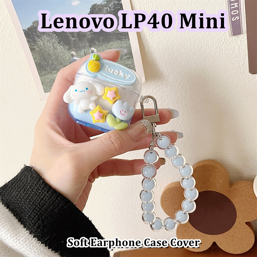 READY STOCK!นําไปใช้กับ Lenovo LP40 Mini เคส Case DIY เคสหูฟัง การ์ตูนสไต ซิลิโคนนุ่ม เคส เคสหูฟัง