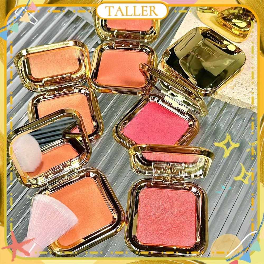 ✧Ready Stcok Mgl Monochrome Blush Cream Matte Pearlescent Natural Mashed Potato Texture Rouge Smooth Easy To Color Long Lasting Party Festival Face Makeup TALLER