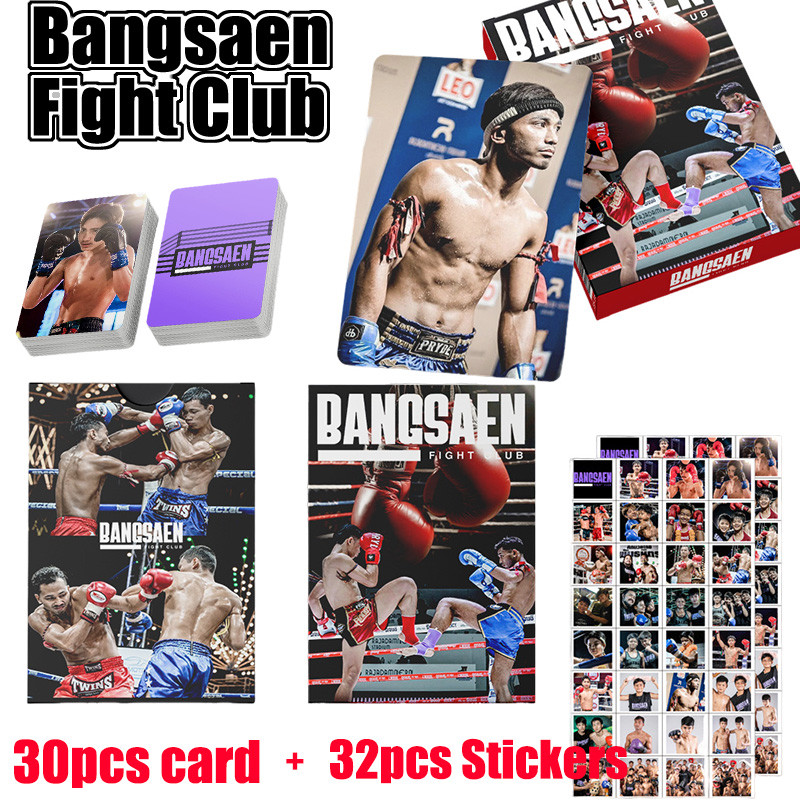 Bangsaen Fight Club Fight Club Chuck Palhu Holographic Photocards พร้อมสติ๊กเกอร์