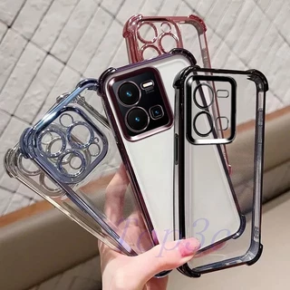 เคส Vivo Y35 เคสโทรศัพท์ใสป้องกันการตกสี่มุม SJDK