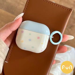เคสป้องกันหูฟัง Star สีสันสดใสระดับพรีเมียมเข้ากันได้กับ Airpods 1 2 3 4 Pro Pro2 Airpods1 IMD ฝาครอบชุดหูฟังกันกระแทก