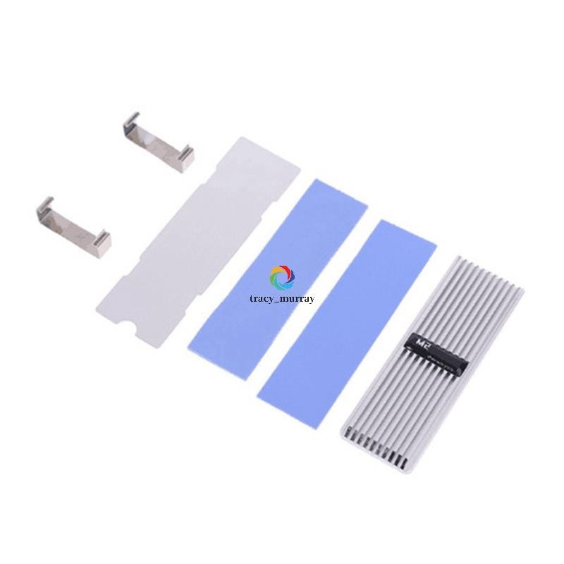 tracy_murray M2 ฮีทซิงค์กระจายความร้อนหม้อน้ํา M.2 Cooling Heat Sink สําหรับ NVME NGFF M.2 2280 SSD ฮาร์ดไดรฟ์