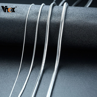 VNOX วีน็อกซ์ แฟชั่น1/2/3/4มิลลิเมตรทองเงินสแตนเลสสร้อยคอโซ่…