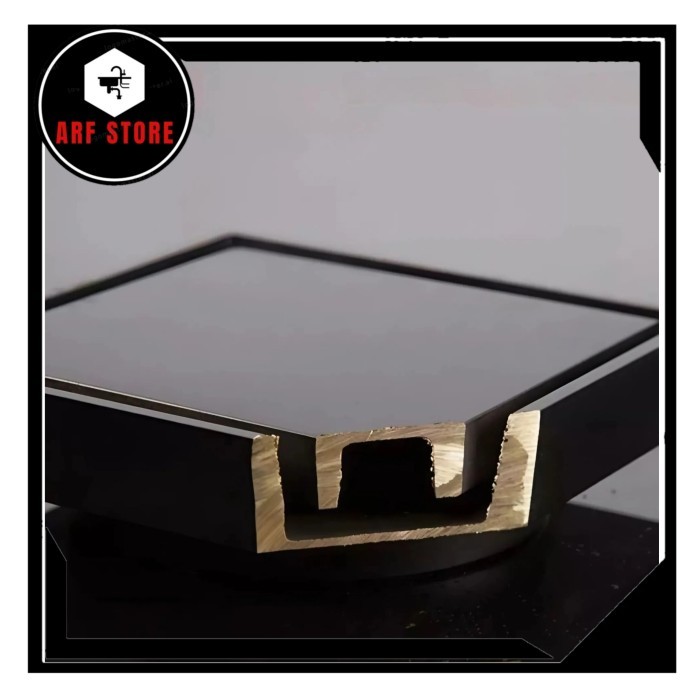 FLOOR DRAIN SQUARE BRASS/BRASS/TILE INSERT SMART DRAIN/SENT FILTER