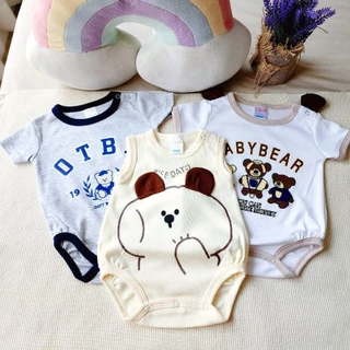 (พร้อมส่ง) ชุดเด็กเเรกเกิด บอดี้สูทเด็กอ่อน สำหรับเด็ก 0-9เดือน ผ้าคอตตอน เด็ก น่ารัก เด็กผู้ชาย
