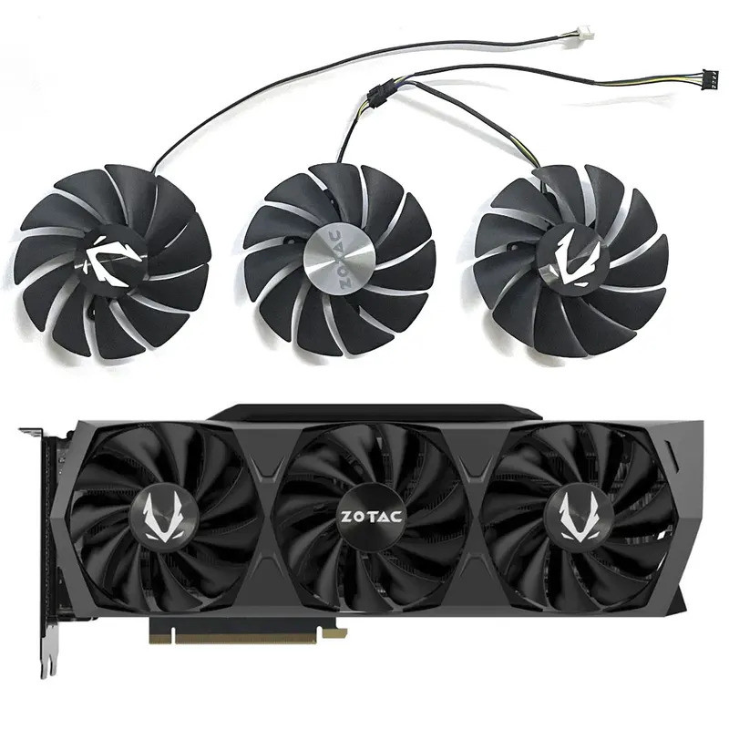GA92S2U CF9015H12S RTX 3080 TRINITY OC GPU พัดลม,สําหรับ ZOTAC GAMING RTX 3070 TI3080 TI3090 TRINITY OC การ์ดพัดลมระบายความร้อน