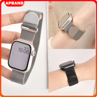 แหวนโลหะมิลาน for Iwatch Smartwatch Ultra 3 2 49mm SE Series 11 10 9 8 7 6 5 4 46 มม 45 มม 41 มม 40 มม 44 มม 42 มม 38 มม