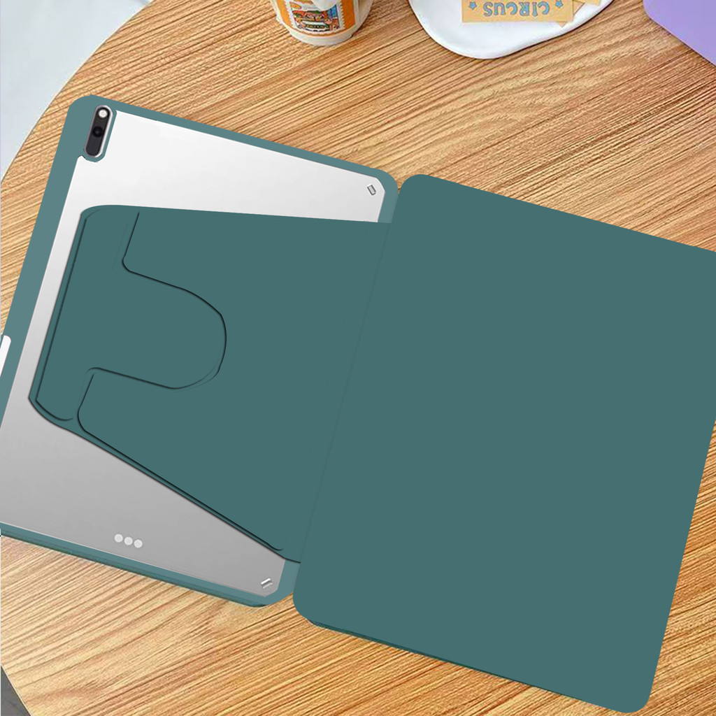 Huawei Matepad 10.4 Pro 10.8 Pro 11 Matepad 11 SE10.4 SE11 Matepad 11.5S / Air11.5 สมาร์ท เคสพับ หนัง PU ใส ฝาหลัง