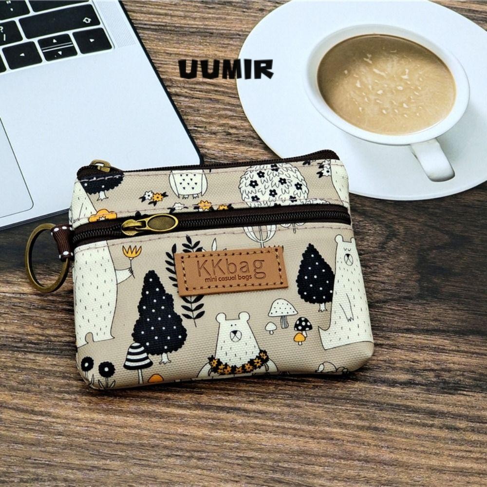 กระเป๋าใส่เหรียญ หู,กระเป๋าใส่เหรียญซิปพิมพ์ลายการ์ตูน,กระเป๋าเก็บสัตว์เล็กน้ําหนักเบาน่ารักสําหรับนักเรียนผู้หญิง