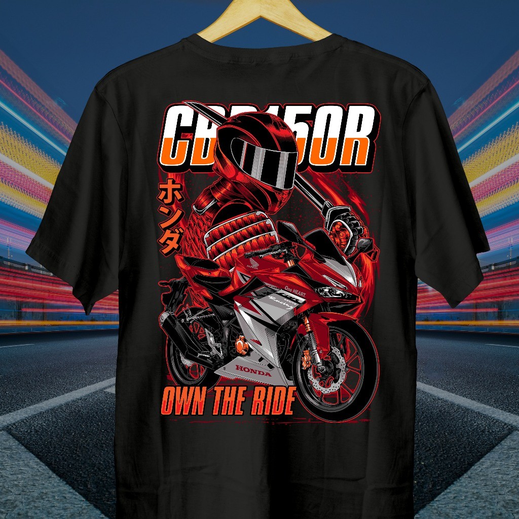 CBR150R BUSHIDO เสื้อยืดมอเตอร์ไซค์ // CBR 150R BUSHIDO เสื้อยืด // CBR150R เสื้อ // CBR150R // CBR 