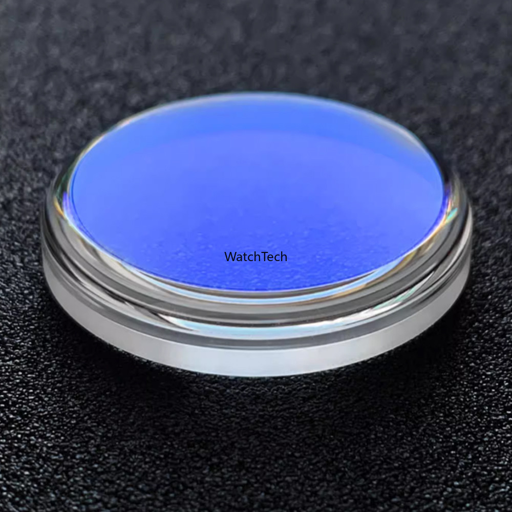 AR Blue Sapphire Bubble นาฬิกากระจกคริสตัลสําหรับ Seiko SKX009 SKX007 SKX011 SKX171 SKX173 SKX175 70