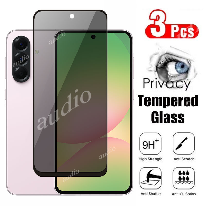 SAMSUNG สําหรับsamsung A56 5Gความเป็นส่วนตัวป้องกันหน้าจอกระจกนิรภัยป้องกันฟิล์มสําหรับSamsung Galax