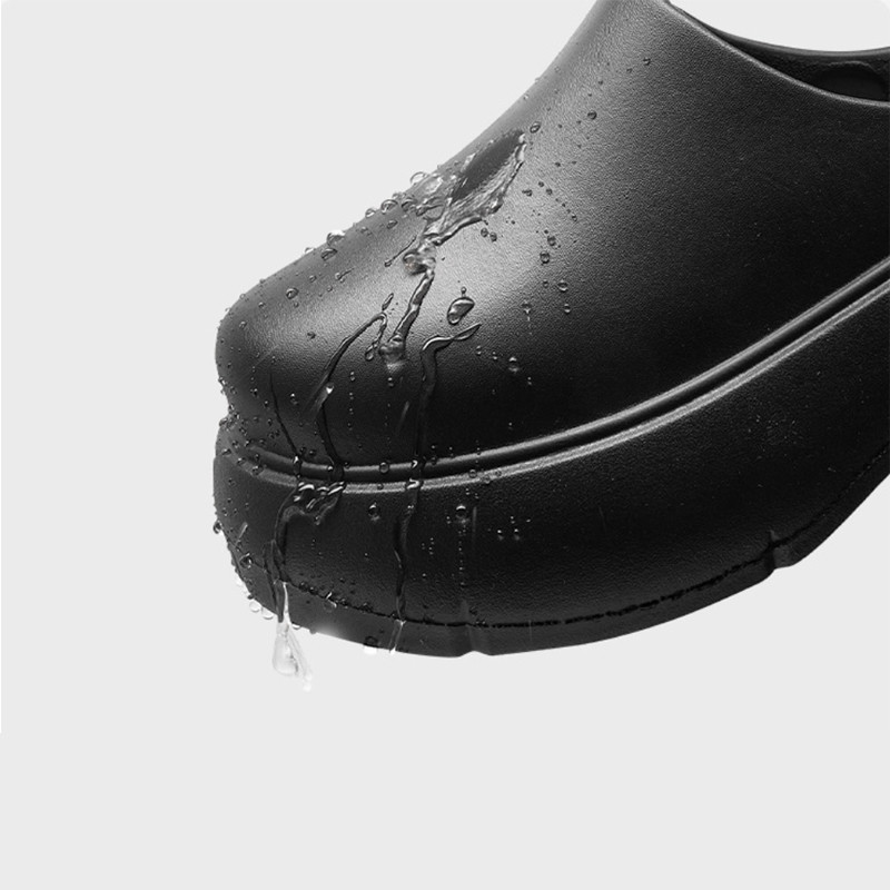 Ayuer 6.5 ซม.หนา soled Elevating Muller รองเท้าสําหรับผู้หญิงกลางแจ้งลื่นและไม่ลื่นเท้าเหม็น Anti-collision Chef รองเท้า