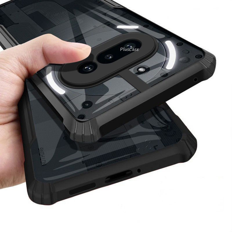 สําหรับ Nothing Phone (3a) Hybrid Soft Silicon กันกระแทกกันชน & Hard PC Back Cover Case