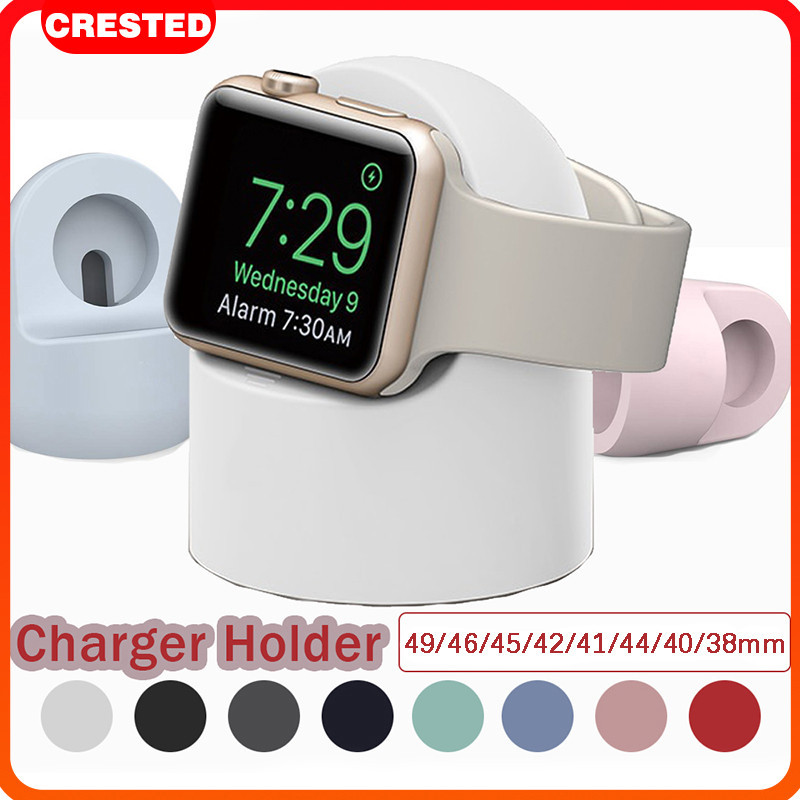 Ultra แท่นชาร์จซิลิโคน for Apple Watch Ultra/SE 3 2 Series 11 10 9 8 7 6 5 4 3 IWatch 49 มม 45 มม 46 มม 41 40 42 38