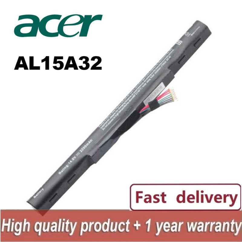 ✿แบตเตอรี่แล็ปท็อป AL15A32 สำหรับเอเซอร์ E5-422G 472 473 522 532 532T E573 722 ES1-420 V3-574TG