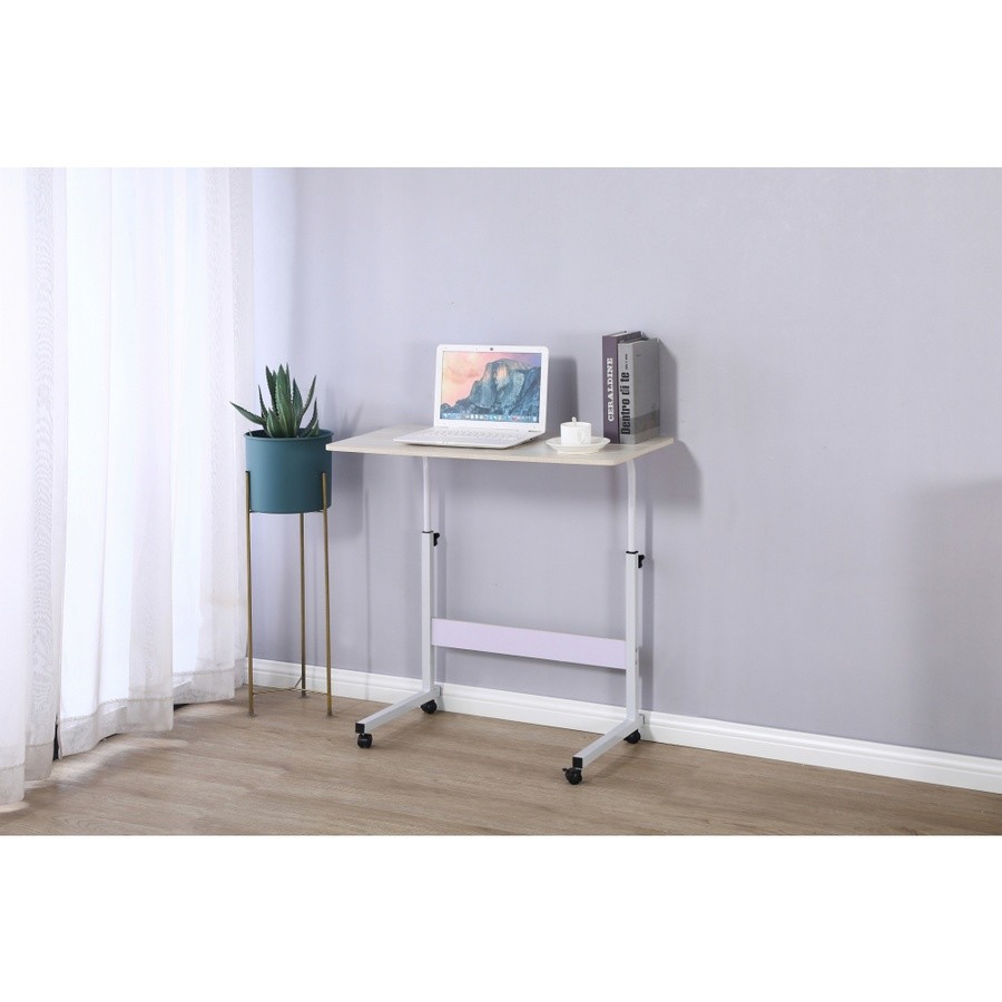 Shopping Idea SMITH โต๊ะอเนกประสงค์ รุ่น LBS-8040WTขนาด 40x80x65-84ซม.ปรับความสูงได้ 65-84ซม. ฮิตติด