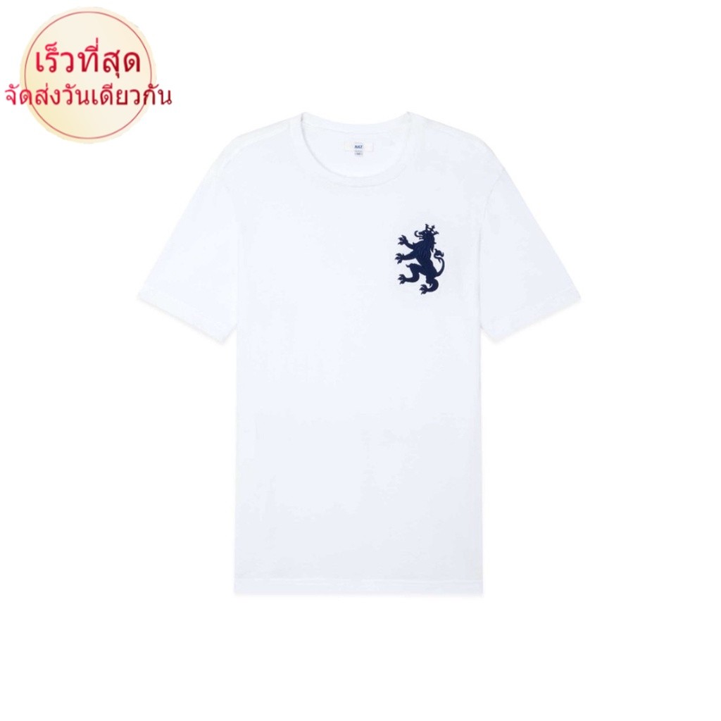 เสื้อยืดคุณภาพสูง Cotton 100% AIIZ (A to Z) -Crew Neck T-Shirt เสื้อยืด Big Lion