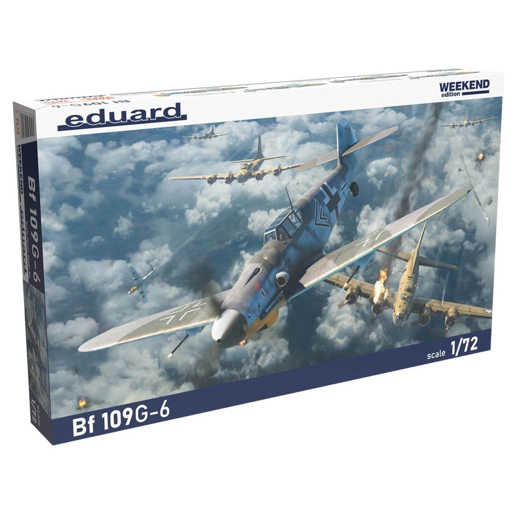 Eduard 1/72 Weekend Edition Bf109G-6 Plastic Model EDU7475 (Aircraft)