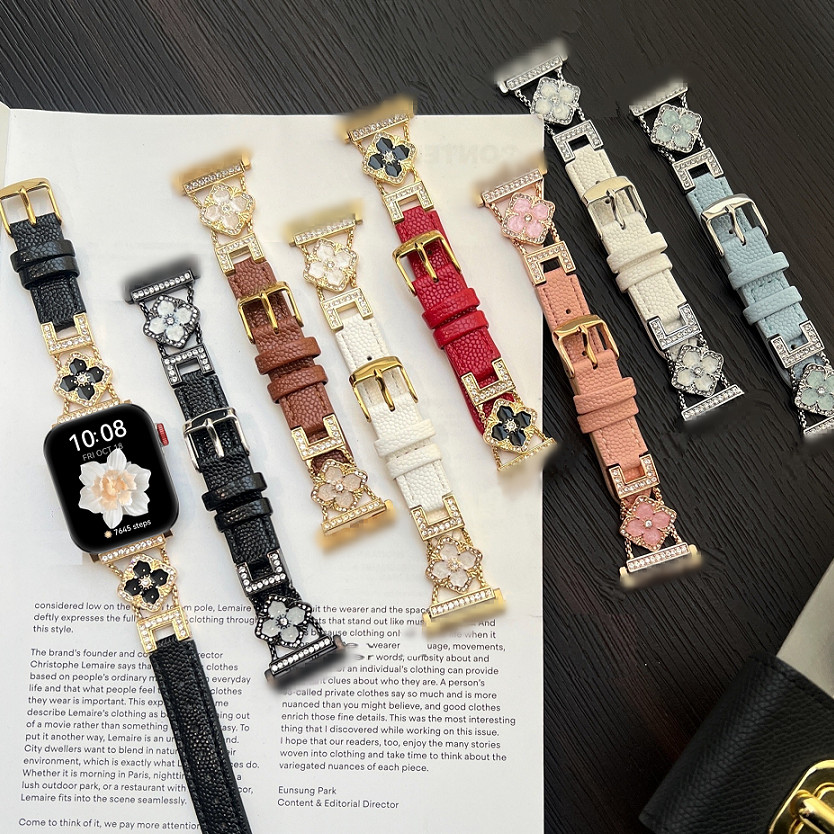 Luxury Retro Clover Strap For Huawei watch Fit 4 สาย Huawei watch Fit 4 Pro สายนาฬิกา Huawei Watch F
