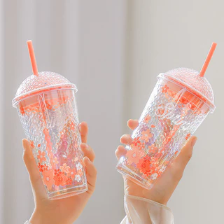 แก้วใส่หลอด แก้วใส่เครื่องดื่มกาแฟคุณภาพสูง แก้วน้ำซากุระพร้อมหลอด แก้วท้องฟ้ายามค่ำคืน แก้วใส่นม แก้วใส่เครื่องดื่มกาแฟ