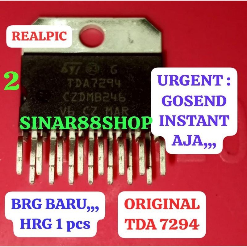 MESIN TDA7294 ORIGINAL TDA 7294 POWER AMPLIFIER IC TR WELDING MACHINE TRAPO TRAVO IGBT