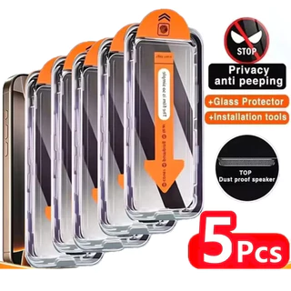 5pc ฟิล์มกระจก เต็มจอ สำหรับ Samsung กันมองกันเสือก S26 S25 Ultra S24 FE A57 A37 A56 A55 A54 A36 A35 A26 A16 A06 A07 A17