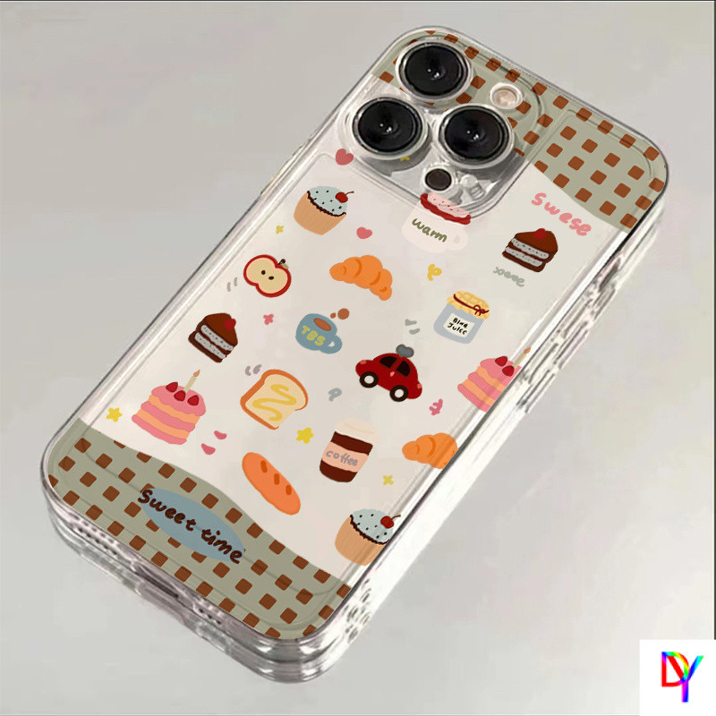Space Shell ขนมการ์ตูนสําหรับ Apple 16 เคสโทรศัพท์ Iphone15promax รวมทุกอย่าง 13 Soft 12/11promax/14