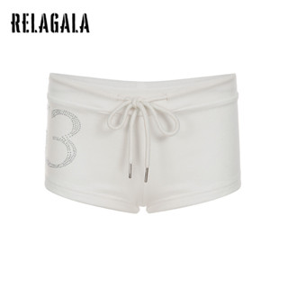 RELAGALA ผู้หญิง 2025 ใหม่ Causal แฟชั่นพิมพ์เอวต่ำ กางเกงขา…