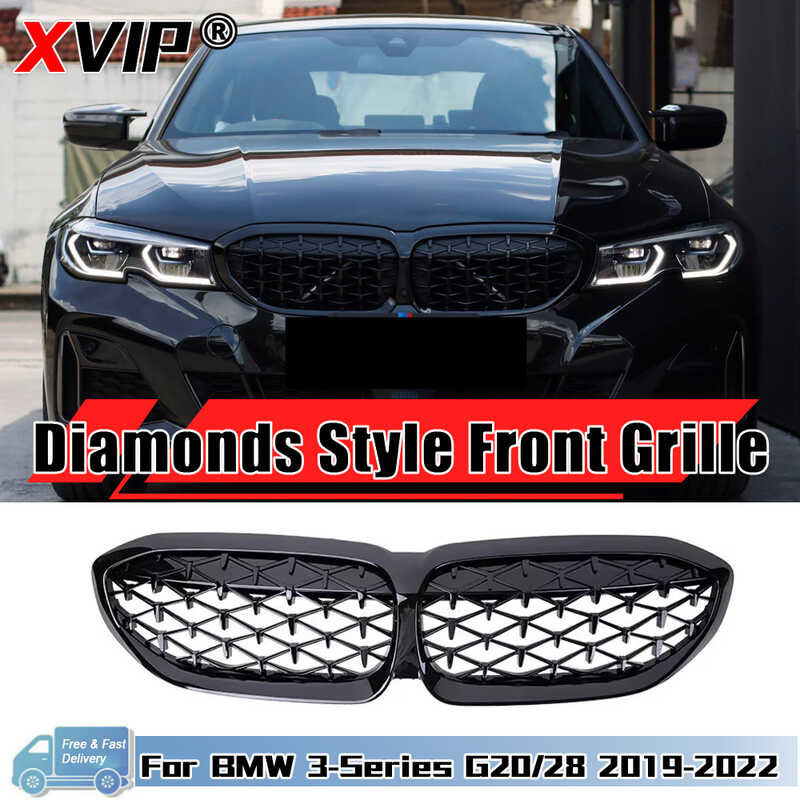 XVIP สำหรับ 3 Series G20 G21 2019-2022 320 330I Xdrive M340i กันชนหน้า กระจัง