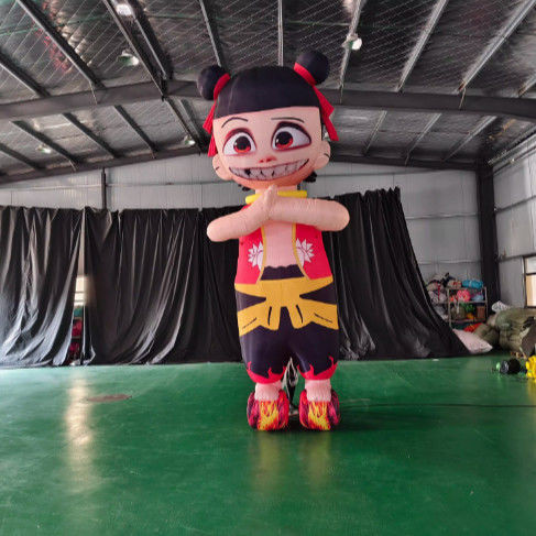 ตุ๊กตาการ์ตูน Nezha แบบพองได้ที่กำหนดเอง ตุ๊กตา Ao Bing Taiyi สำหรับแสดงโฆษณาและตกแต่งห้างสรรพสินค้า