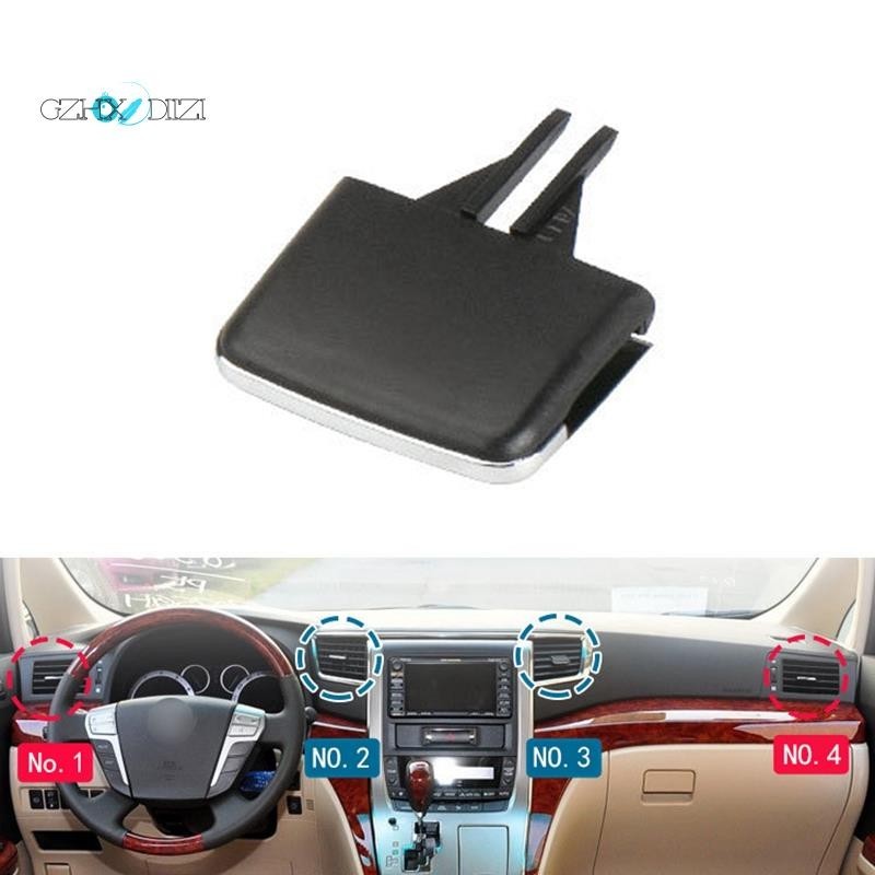 【Gzhxdiizi】คลิปลูกบิดช่องลมเครื่องปรับอากาศด้านข้าง สําหรับ TOYOTA ALPHARD 11-14 1 ชิ้น