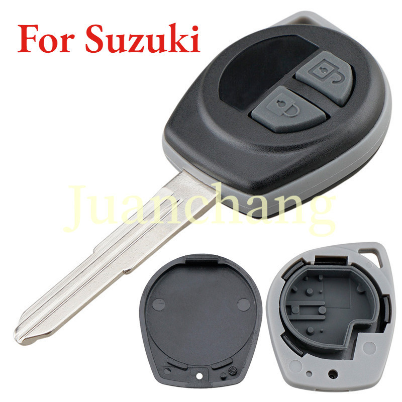 เคสรีโมตกุญแจรถยนต์ 2 ปุ่ม อุปกรณ์เสริม สําหรับ SUZUKI Vitara Swift Ignis SX4 Liana