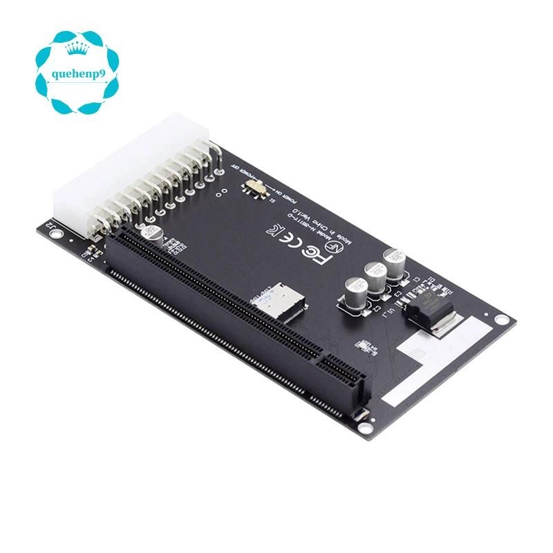 [quehenp9] อะแดปเตอร์ Oculink SFF-8612 SFF-8611 เป็น PCIE PCI-Express 16X 4 ชิ้น พร้อมพอร์ตพาวเวอร์ ATX 24Pin สําหรับเมนบอร์ดกราฟฟิกการ์ด คอมพิวเตอร์