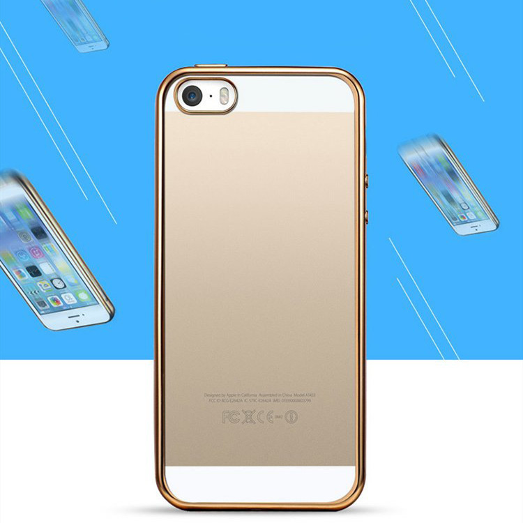 เคสโทรศัพท์มือถือ ซิลิโคนนิ่ม แบบใส ป้องกัน ปิดด้านหลัง ชุบไฟฟ้า สีเหลือง สําหรับ Apple iPhone 5 5S SE 2016 6 6s 78 Plus X XS Max SE 2020 2022 - รูปที่ 6