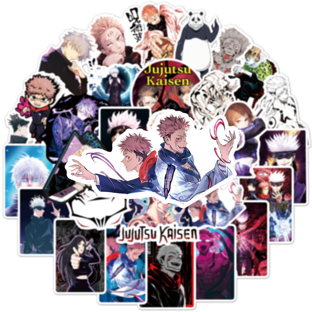 ✨พร้อมส่ง✨JAPAN ANIME 50แผ่น มหาเวทย์ผนึกมาร  Jujutsu Kaisen พีวีซี กันน้ำ สติ๊กเกอร์ Sticker 咒術迴戰 - รูปที่ 6